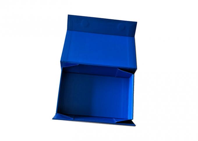 Καθαρό σκούρο μπλε χρώμα που διπλώνει τα κιβώτια δώρων για τη συσκευασία ενδυμασίας ενδυμάτων