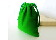 Μικρές μεγέθους τσάντες Drawstring βελούδου συνήθειας πράσινες μαλακές για να προστατεύσει το κόσμημα προμηθευτής