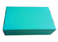 Μπλε κορδέλλα κιβωτίων δώρων εγγράφου τυπωμένων υλών/ένθετο αφρού για τη συσκευασία παπουτσιών προμηθευτής