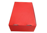 Κόκκινο κιβώτιο δώρων εγγράφου πολυτέλειας, ζαρωμένο συσκευάζοντας κιβώτιο για τα καπέλα/συσκευασία διακοσμήσεων προμηθευτής