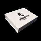 Άσπρη διαμορφωμένη βιβλίο περάτωση μαγνητών λογότυπων σφράγισης κιβωτίων μαύρη με το ένθετο αφρού της EVA προμηθευτής