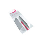 Κομψό άσπρο πτυσσόμενο χαρτόνι κιβωτίων δώρων εγγράφου κορδελλών με τη μορφή ορθογωνίων προμηθευτής