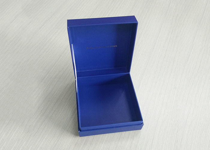 Μπλε χαρτονένια ρολογιών διαμορφωμένα βιβλίο κιβώτια ελασματοποίησης κιβωτίων στιλπνά ελαφριά προμηθευτής
