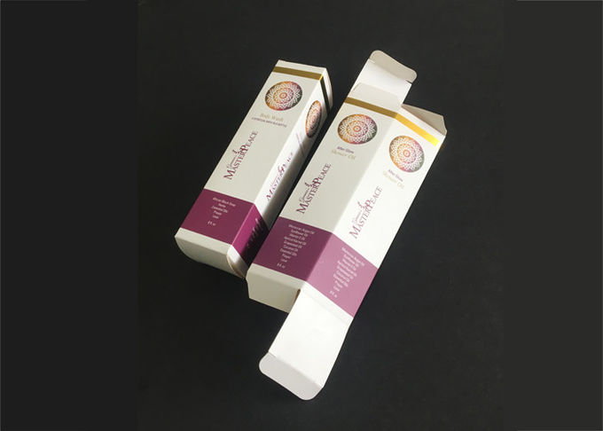 Παχύ χαρτόνι που διπλώνει την πλήρη εκτύπωση κιβωτίων καρτών δώρων για τα καλλυντικά προϊόντα φροντίδας δέρματος
