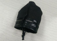 Μαύρες δερματοειδείς τσάντες κοσμήματος Drawstring, λογότυπο εκτύπωσης οθόνης σακουλών Drawstring σουέτ προμηθευτής
